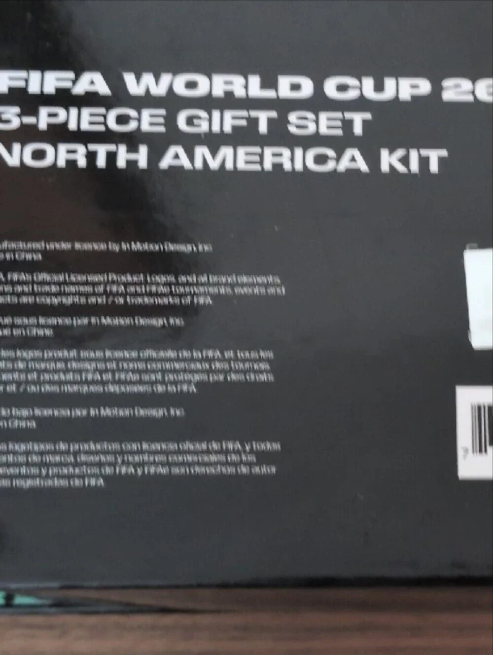 Official FIFA Licensed 3Pc Boxed Gift Set Stainless Tumbler Trucker Hat & Beanie